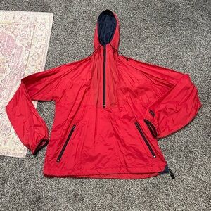 Red and blue vintage Helly Hansen, medium, water resistant